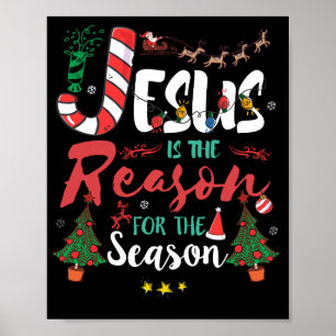 Jesus Is The Reasons For The Season Christian Poster