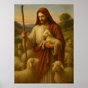 Jesus Is the Shephard #2™ LDS Wall Art Poster