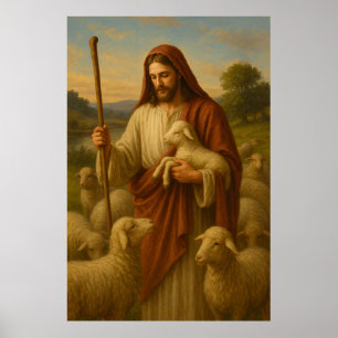 Jesus Is the Shephard #2™ LDS Wall Art Poster
