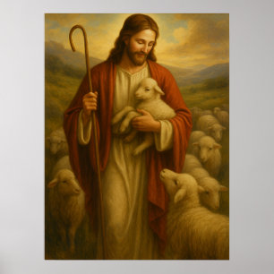 Jesus Is the Shephard #3™ LDS Wall Art Poster