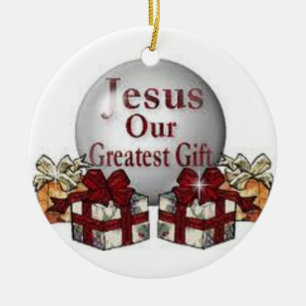 Jesus is the True reason for the Christmas season Ceramic Tree Decoration