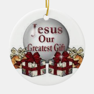 Jesus is the True reason for the Christmas season Ceramic Tree Decoration