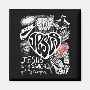 Jesus Is The Way Christian Bible Verse God Faith W Magnet