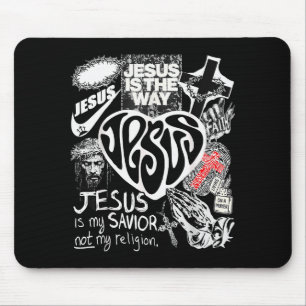 Jesus Is The Way Christian Bible Verse God Faith W Mouse Mat