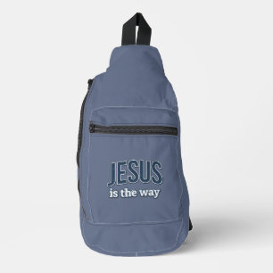 JESUS is the way - Christian Sling Bag