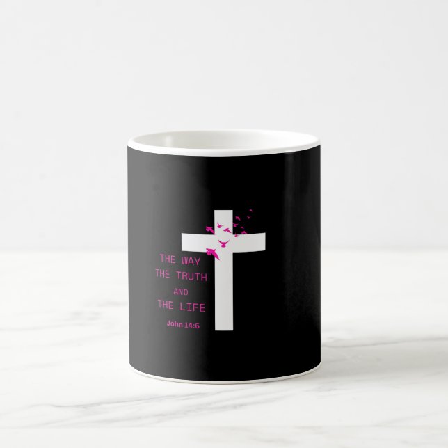 Jesus is The Way scripture Shirt Coffee Mug (Center)