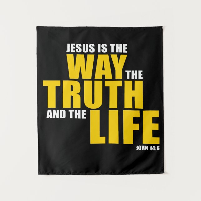 JESUS is the WAY the TRUTH and the LIFE – John 14 Tapestry (Front)