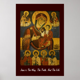 Jesus is the way, the truth and the life poster