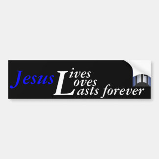 jesus is V Bumper Sticker