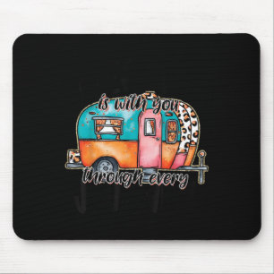 Jesus Is With You Through Every Journey Camper Chr Mouse Mat