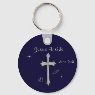 Jesus John 3:16 Key Ring