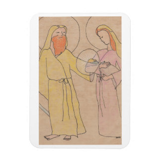 Jesus Joseph and Mary Magnet