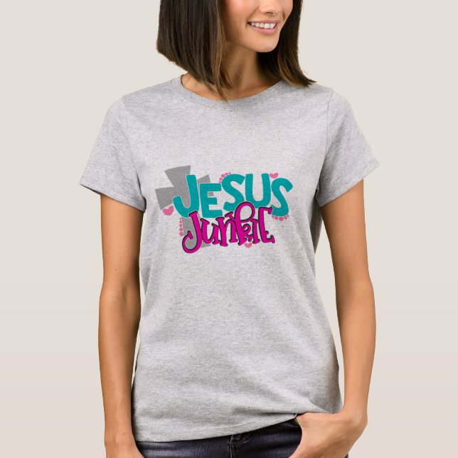 Jesus Junkie T-Shirt (Front)