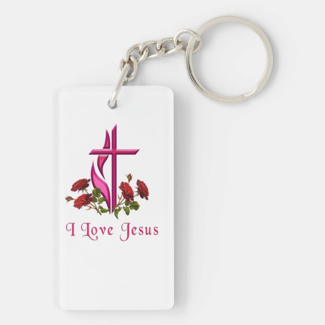 Jesus Key Ring (Back)