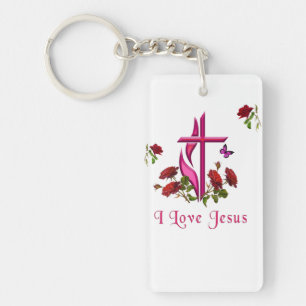 Jesus  key ring