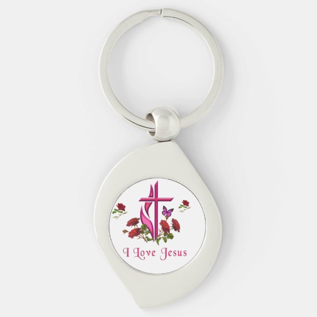 Jesus  key ring (Front)