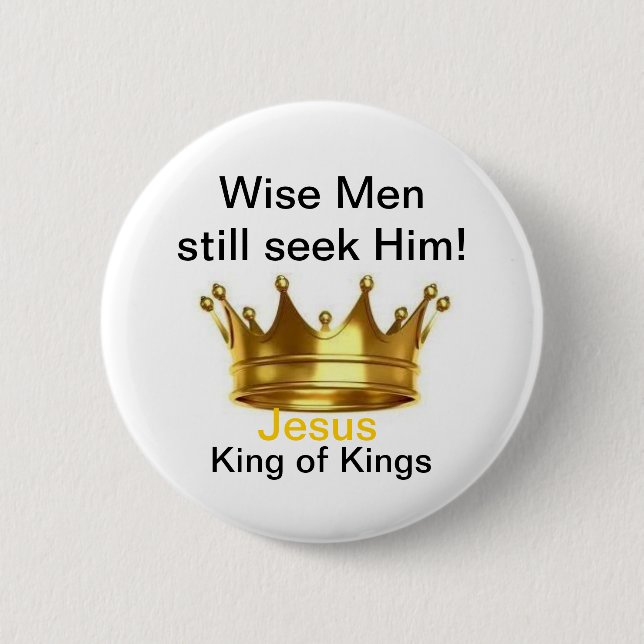 Jesus King of King Pin (Front)