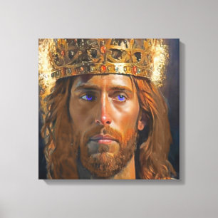 Jesus King of Kings Canvas Print