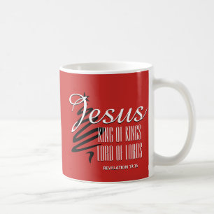 JESUS KING OF KINGS Christmas Christian Scripture Coffee Mug