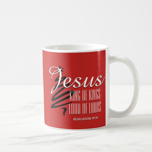 JESUS KING OF KINGS Christmas Christian Scripture Coffee Mug (Right)