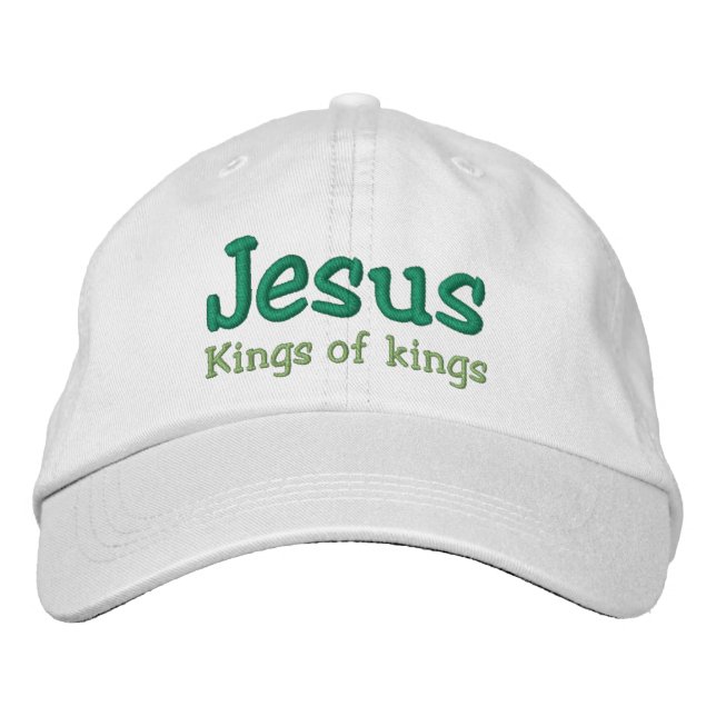 Jesus King of kings Embroidered Hat (Front)