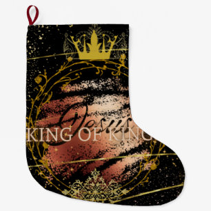 Jesus: King of Kings Large Christmas Stocking