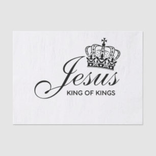 Jesus KING OF KINGS Tissue Paper
