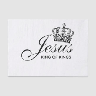 Jesus KING OF KINGS Tissue Paper