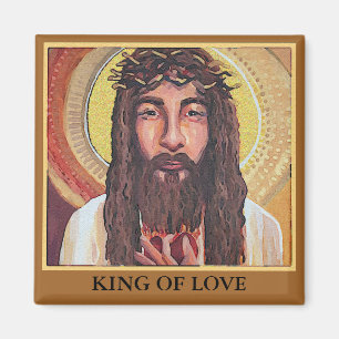 Jesus King of Love Magnet