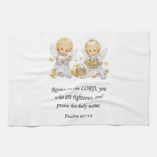 Jesus kitchen hand towel Psalm 97:12