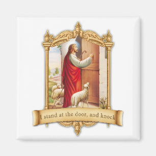 Jesus Knocking on The Door CG0244 Magnet