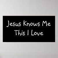 Jesus Knows Me This I Love - Custo... - Customized