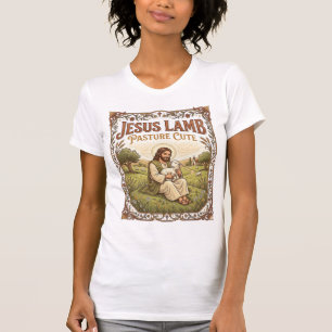Jesus Lamb Pasture Cute Jesus Lamb Pasture Cute Ch T-Shirt