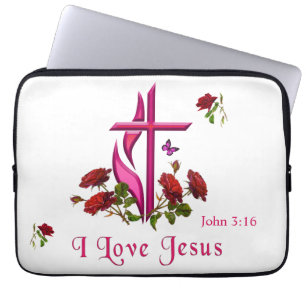 Jesus  laptop sleeve