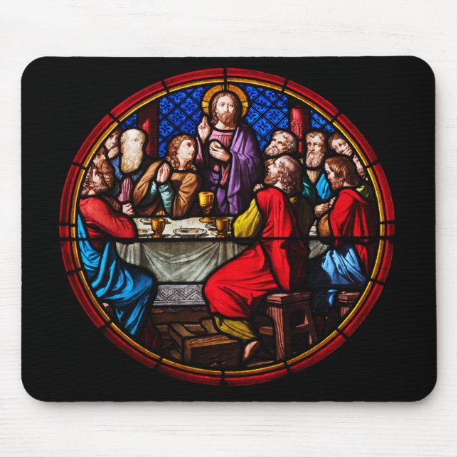 Jesus last meal with his disciples mouse mat (Front)
