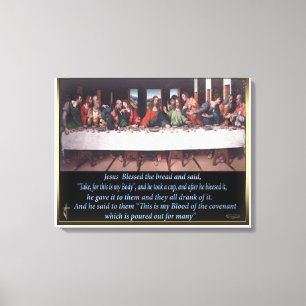 Jesus last supper canvas painting print