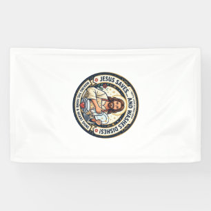 Jesus Laundry Chores Humour Shirt Christian Graphi Banner
