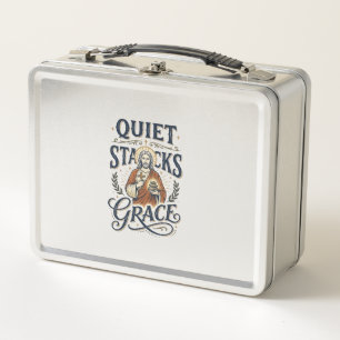 Jesus Librarian Graphic Tee Christian Art_1 Metal Lunch Box