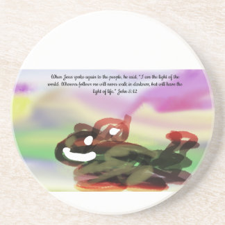 jesus light world coaster