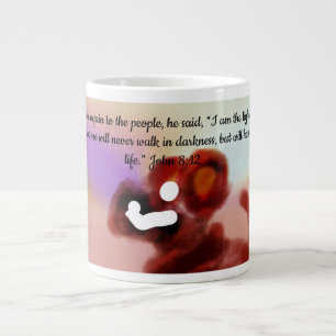 jesus light world large coffee mug