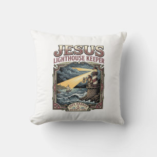 Jesus Lighthouse Keeper Jesus Lighthouse Keeper Ch Cushion