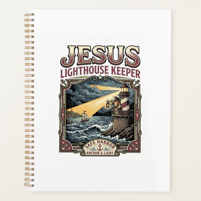 Jesus Lighthouse Keeper Jesus Lighthouse Keeper Ch Planner (Front)