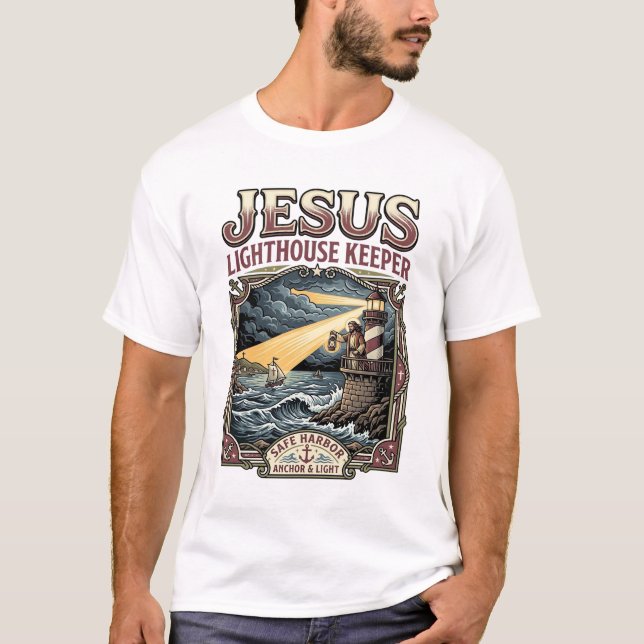 Jesus Lighthouse Keeper Jesus Lighthouse Keeper Ch T-Shirt (Front)