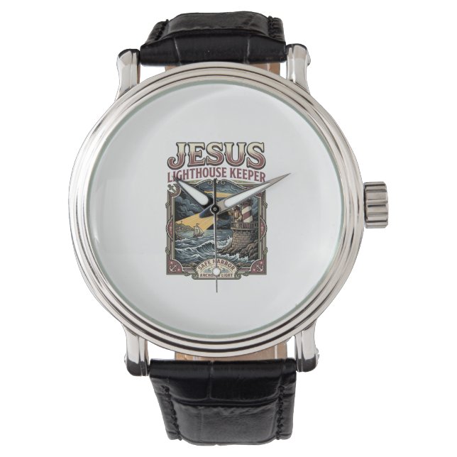 Jesus Lighthouse Keeper Jesus Lighthouse Keeper Ch Watch (Front)