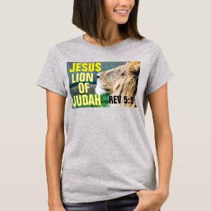 Jesus, Lion of Judah Christian T-shirts