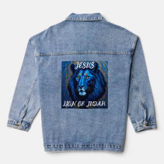 JESUS LION OF JUDAH Denim jean Jacket