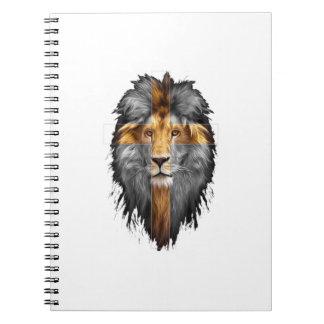 Jesus Lion Of Judah Jesus Cross Faith Christian Me Notebook