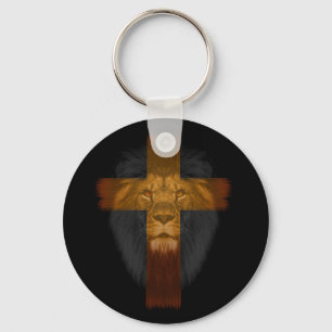 Jesus Lion of Judah Keychain