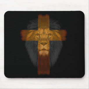 Jesus Lion of Judah Mousepad