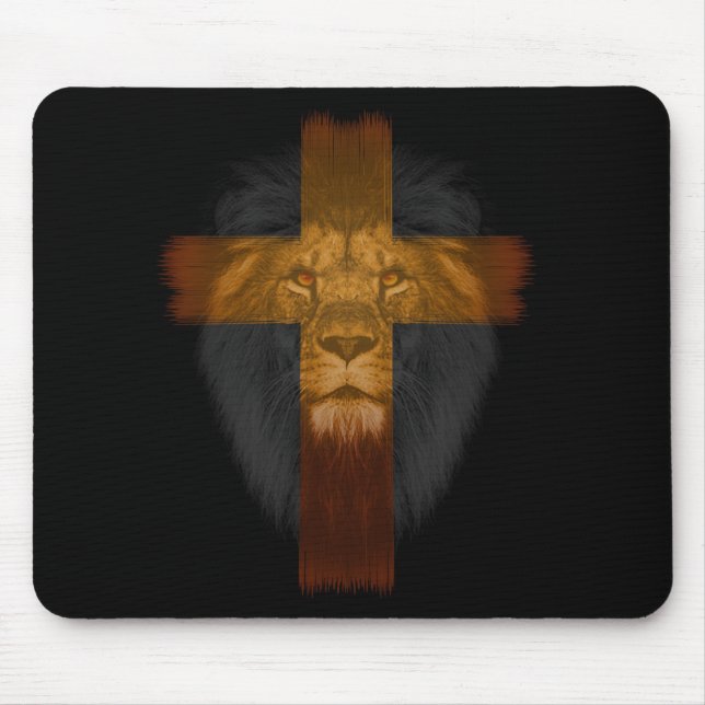 Jesus Lion of Judah Mousepad (Front)